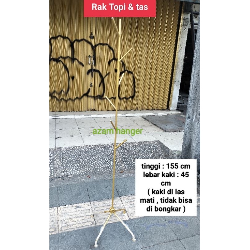 Tiang topi & tas
