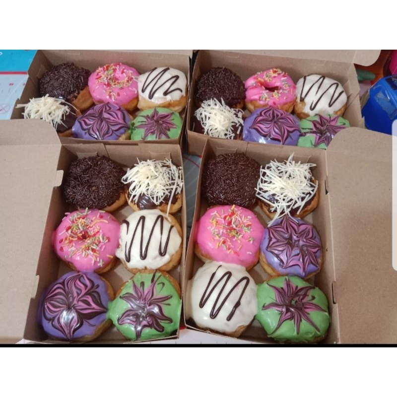 

Donat enak aneka toping