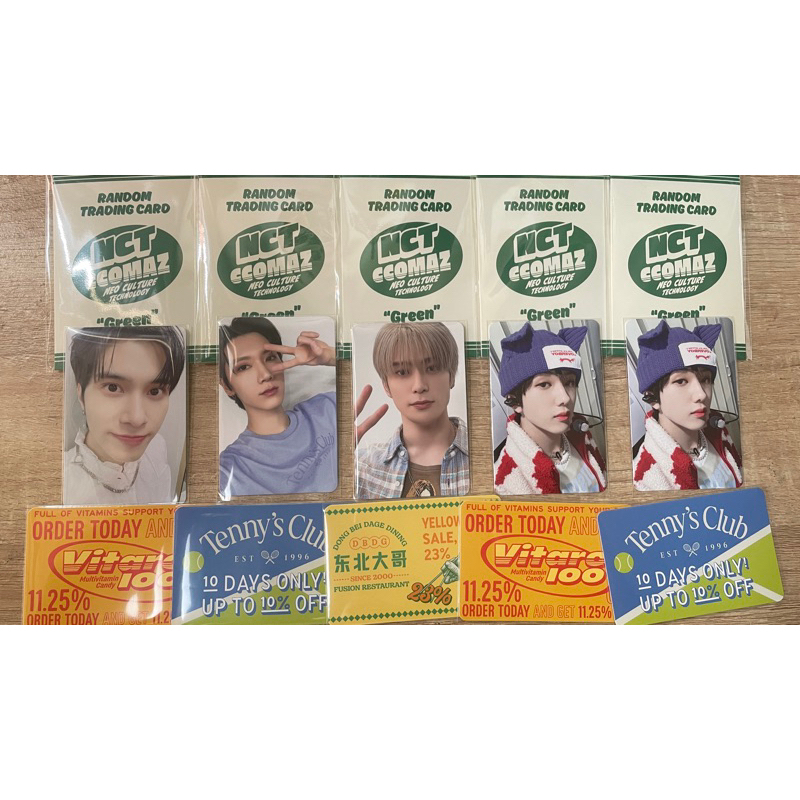 NCT CCOMAZ 2nd round green hendry ten jaehyun jisung