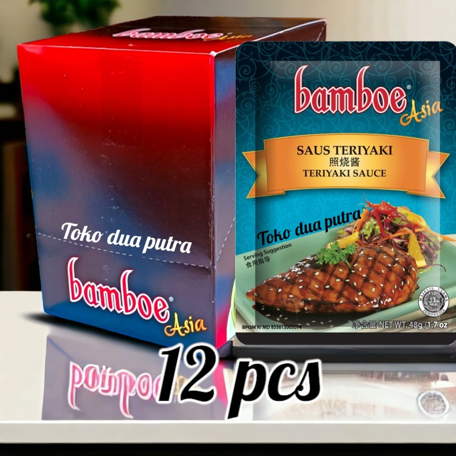 

Bumbu bamboe Teriyaki 48 gr X12 pcs / bamboe bumbu1 box isi 12 pcs