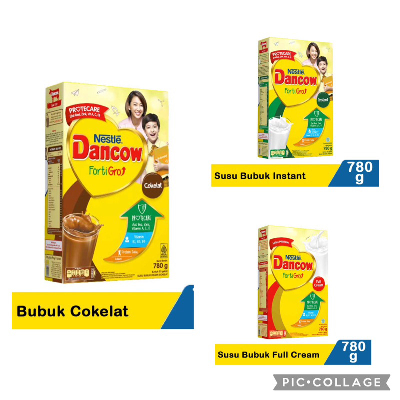 

Nestle Dancow fortigro instan coklat/instan putih/full cream 780gr