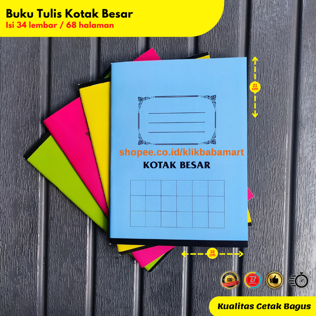 

Buku Tulis Kotak Besar Cocok Untuk Belajar Menulis Mandarin