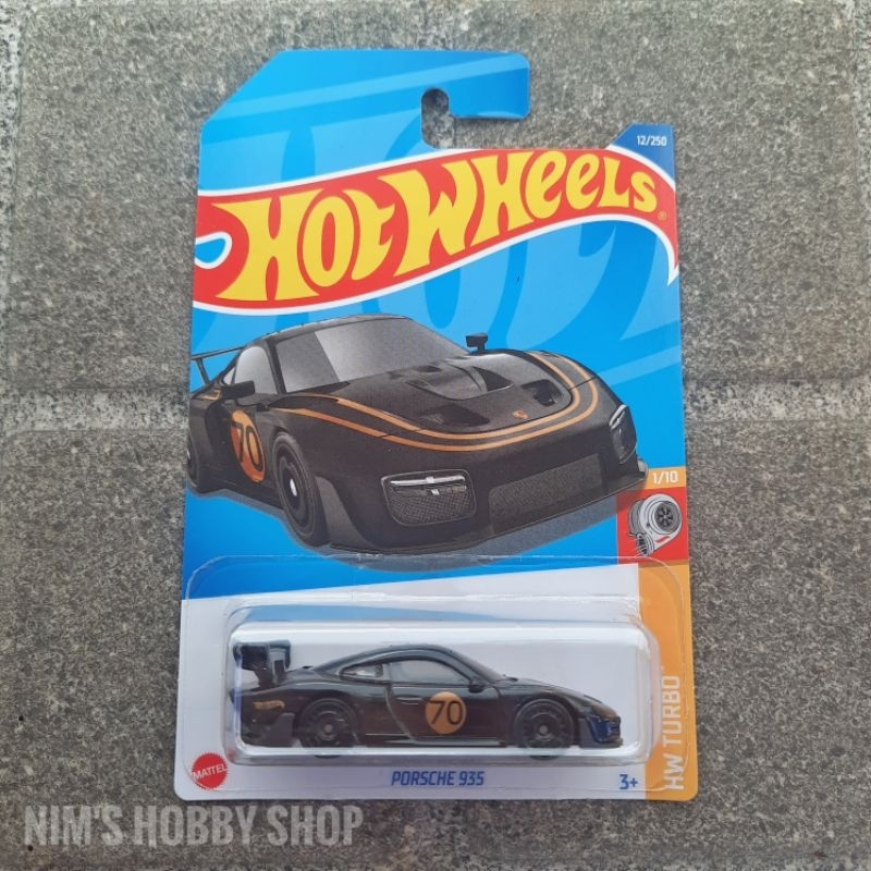 Hot Wheels Porsche 935 (Hitam) - Diecast