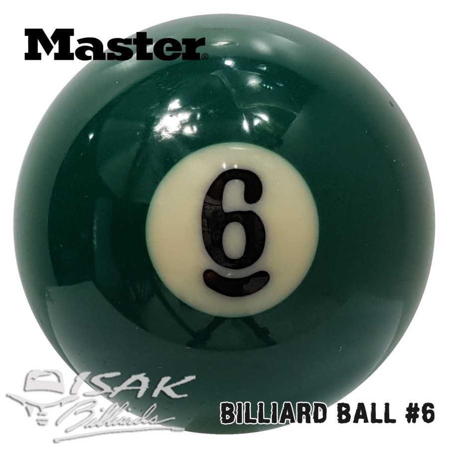 Bola Eceran Nomor 6 - 2.1/4&quot; - Billiard Ball Biliar Pool Besar Bilyar