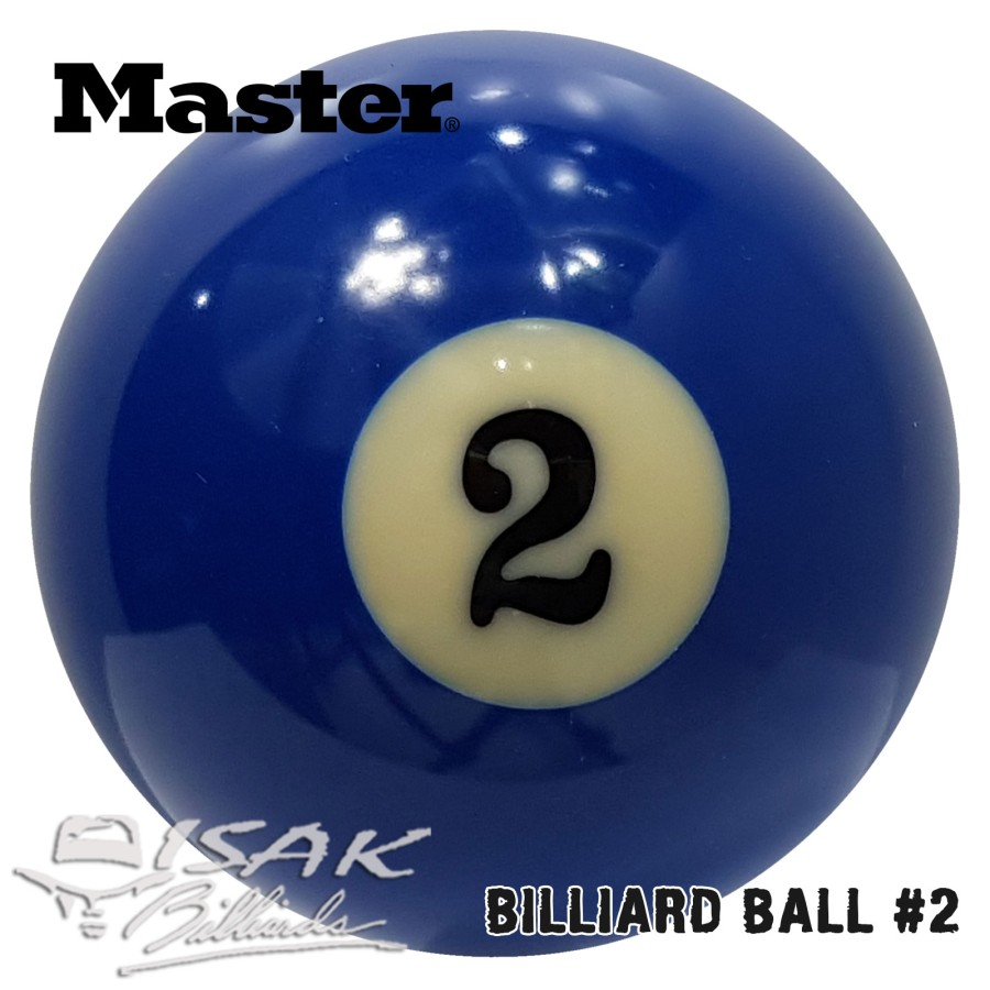 Bola Eceran Nomor 2 - 2.1/4&quot; - Billiard Ball Biliar Pool Besar Bilyar