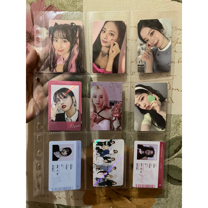 Photocard TWICE Formula Of Love Explosion Ver Dahyun, Momo, Tzuyu, Jihyo, Chaeyoung PC
