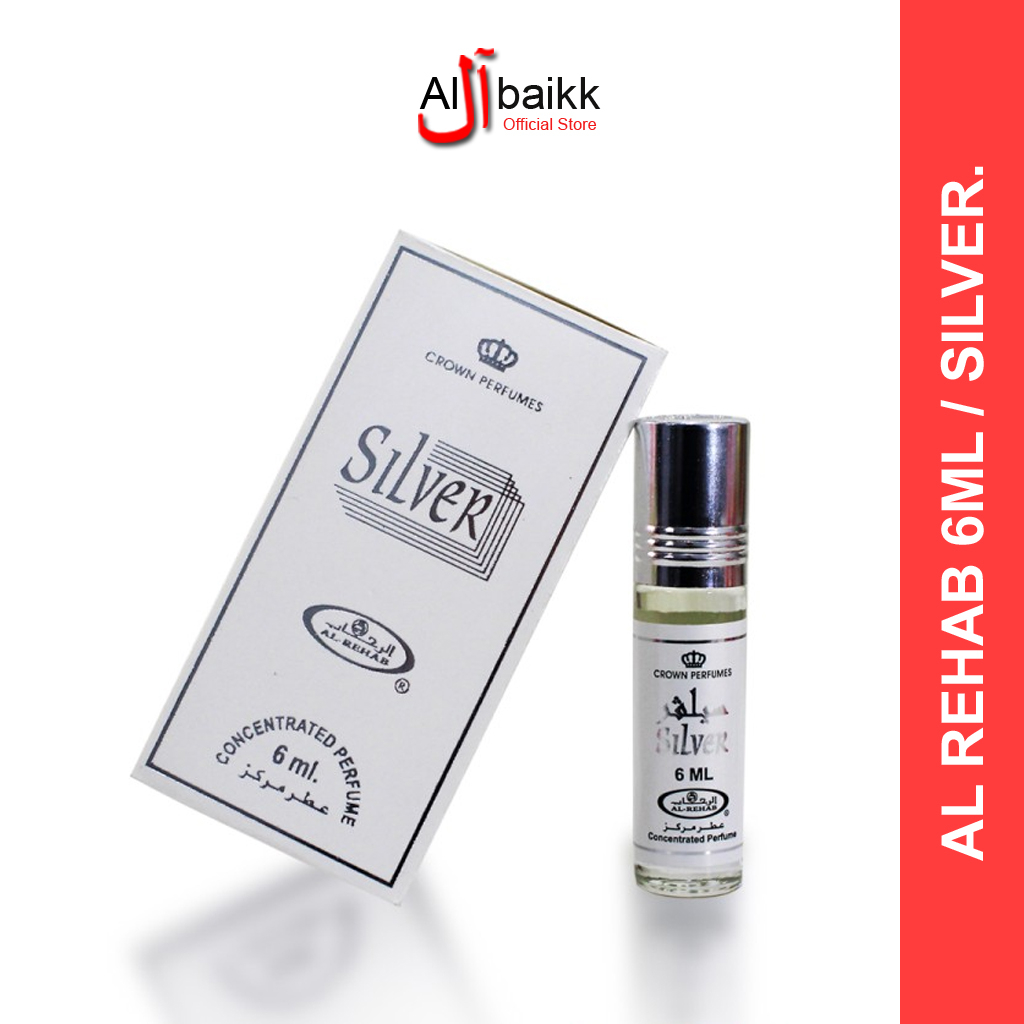 Parfum Arab Al Rehab Silver 6ml Laki-laki Perempuan