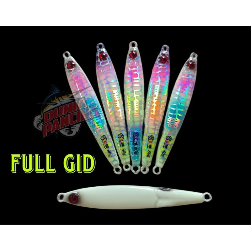 Metal Jig Angler Killer 40 60 80 100gr Full Glow in The Dark Castjig Jigging