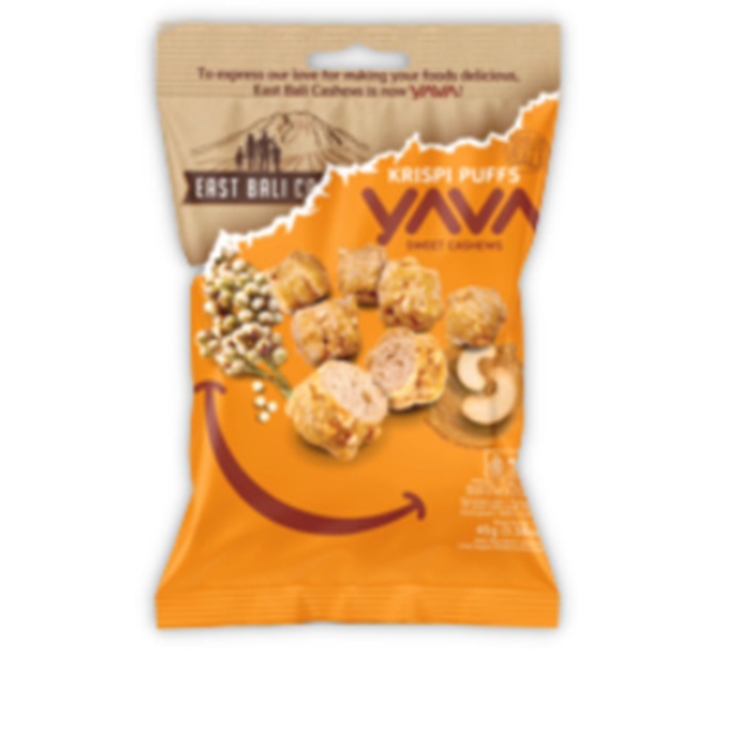 

YAVA East Bali Krispi Puffs Sweet Cashews 45 gram