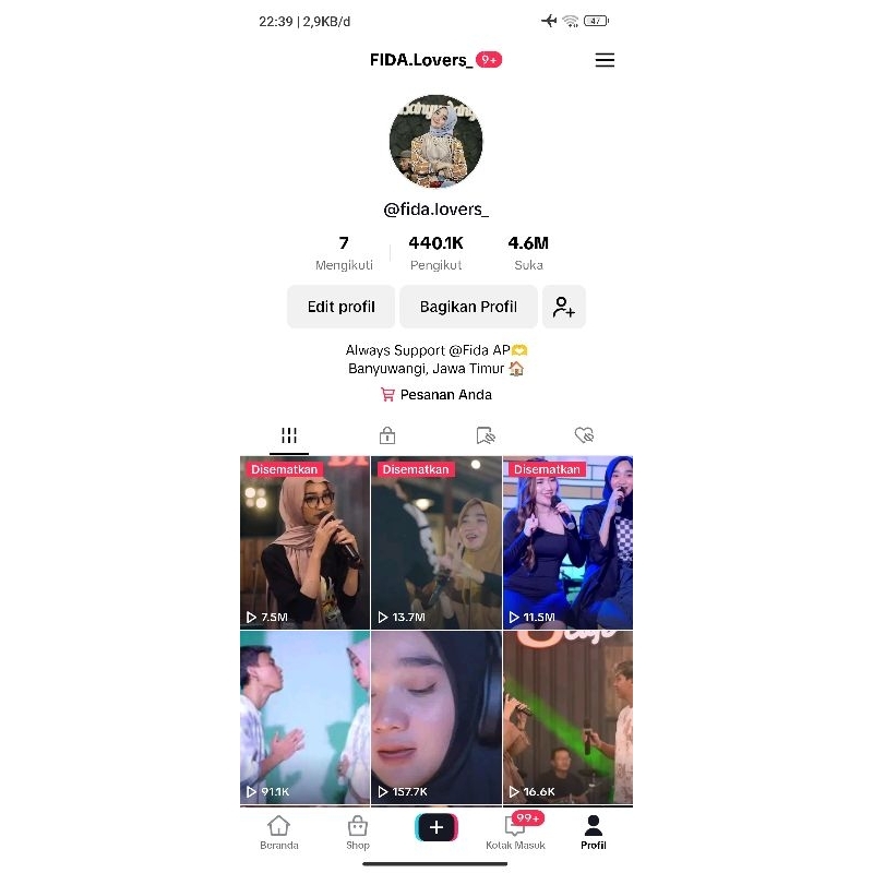 AKUN TIK TOK