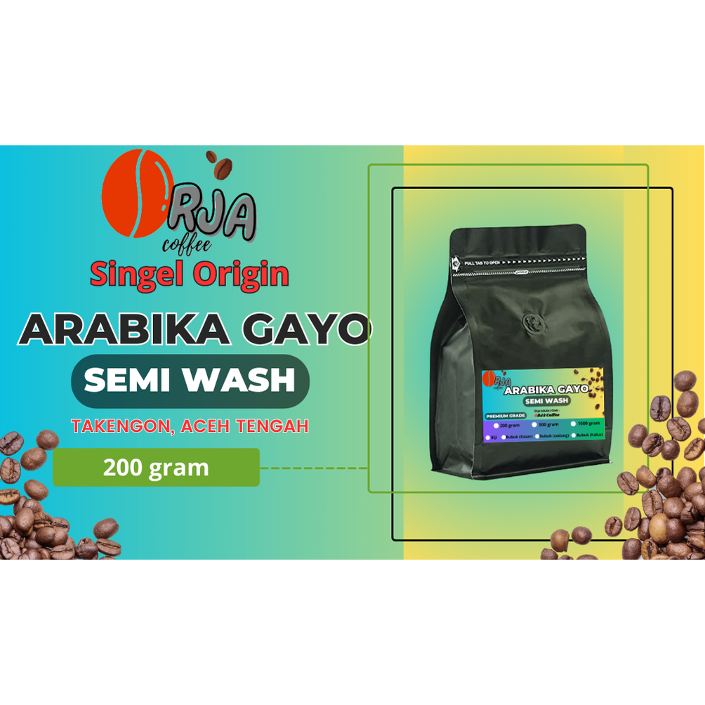 

Kopi Arabika Aceh Gayo 200 Gram | Semi Wash Single Origin Aceh Gayo Arabica