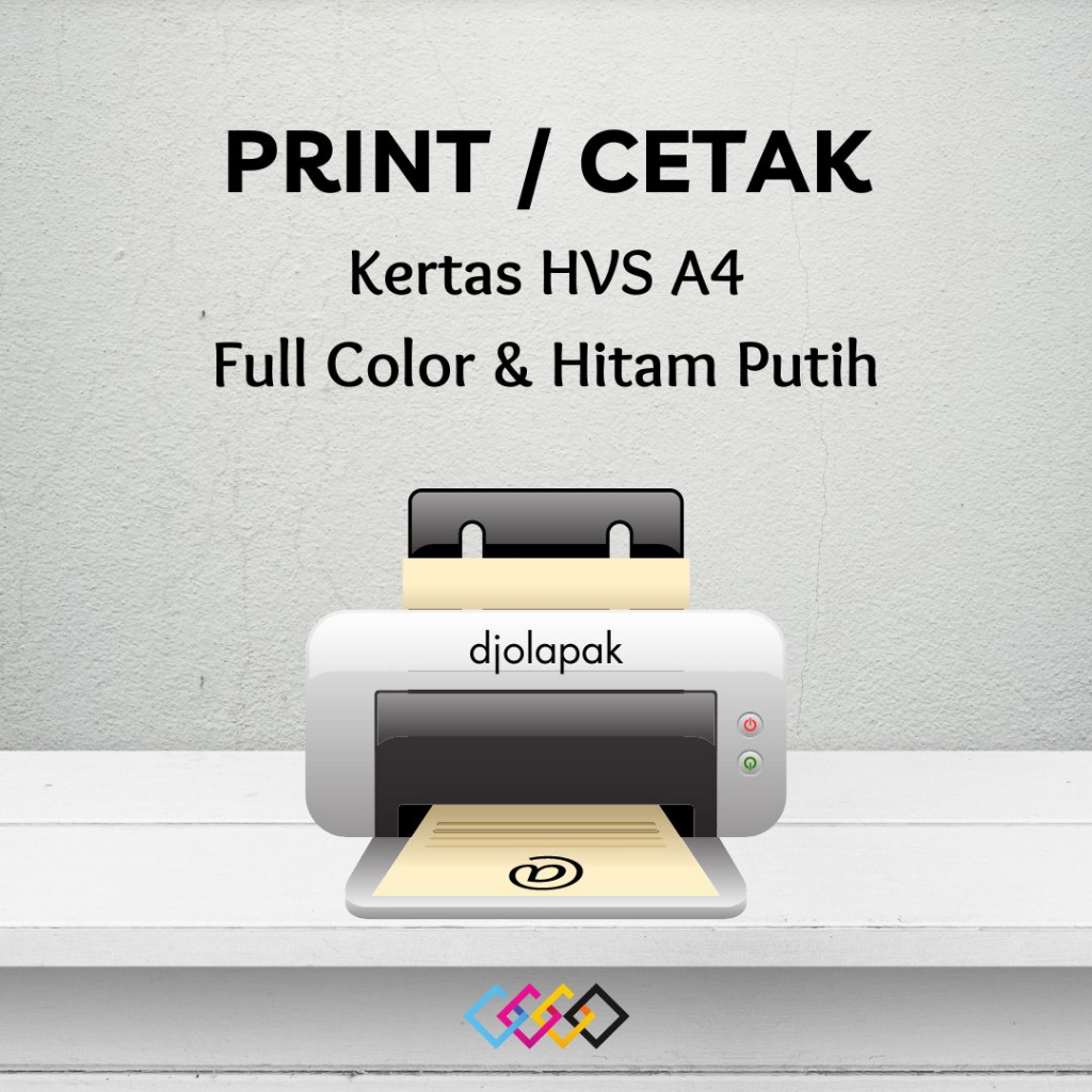 

Print A4 Cetak HVS A4 Warna / Hitam Putih