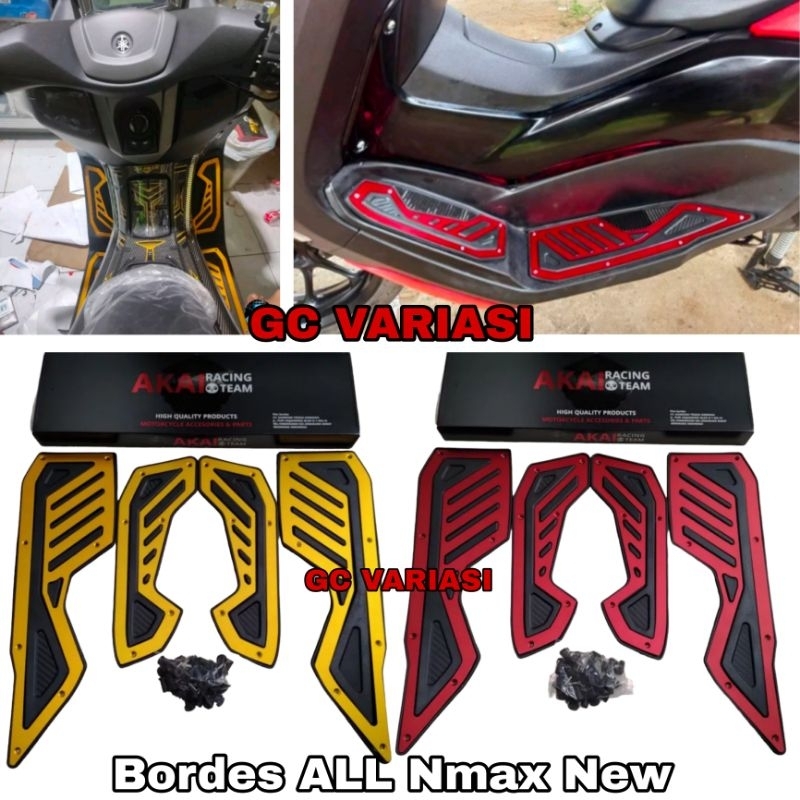 Border Nmax New/Bordes Pijakan Tatakan Nmax New 2020-2022/Bordes Pijakan Karpet Yamaha Motor Nmax Ne