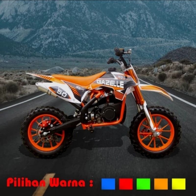 Mini Motor Trail Mini Pocket Bike MT4A 50cc 2tak Not Lenka