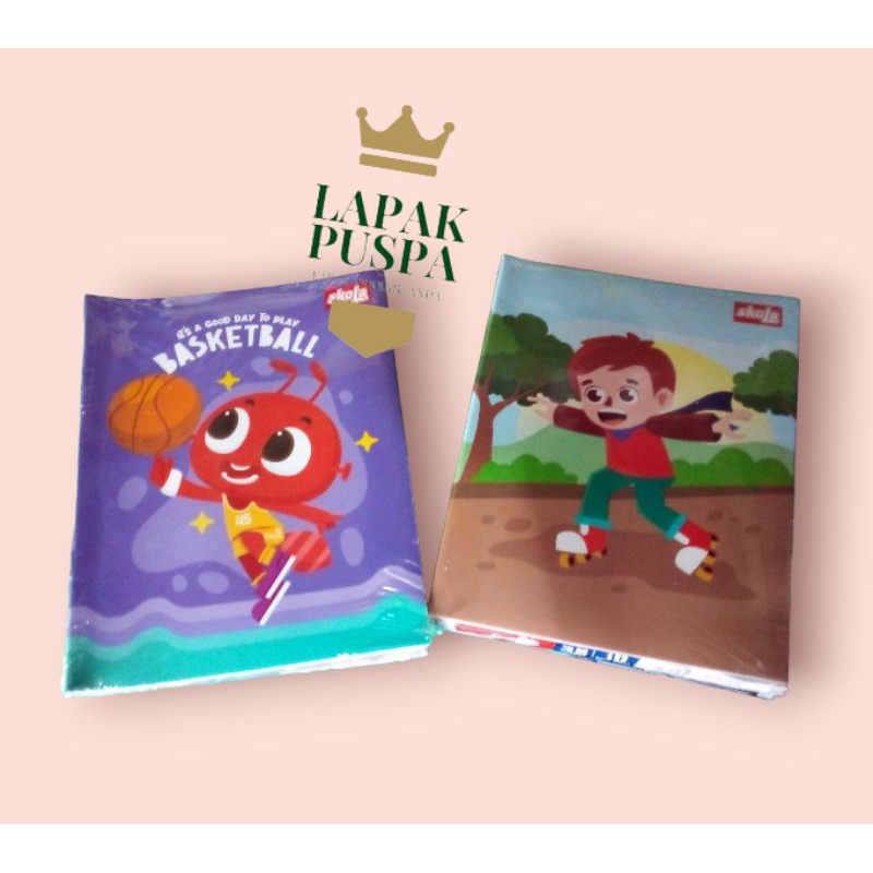 

1 pcs buku tulis bergaris sekolah 38 lembar skola eceran