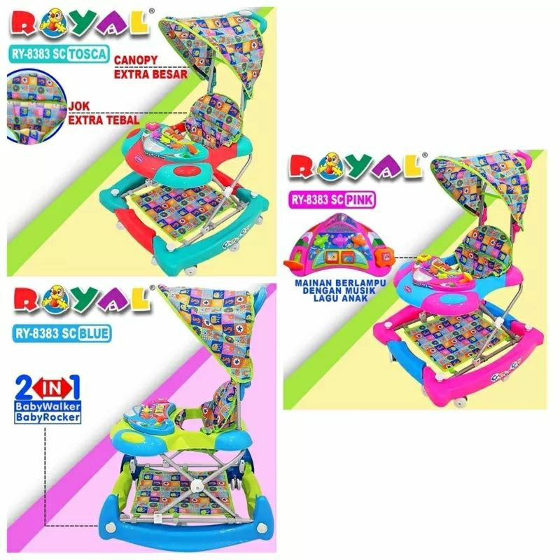 Baby Walker Royal RY 8383 Aeroplane Baby Walker Bayi