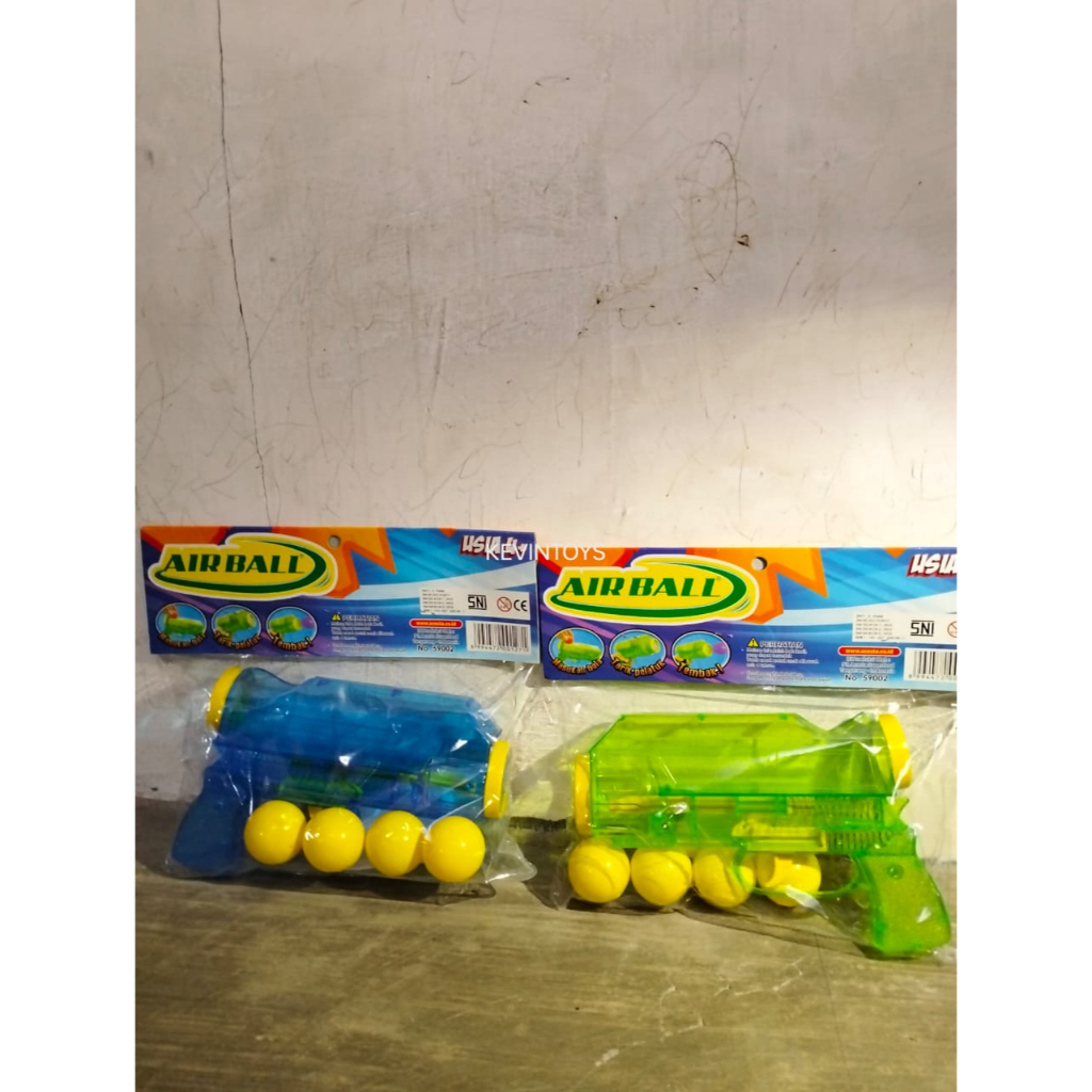 59002 MAINAN ANAK SENJATA AIR BALL /1 PISTOL PELURU BOLA PLASTIK AIR BALL HANGER TOYS