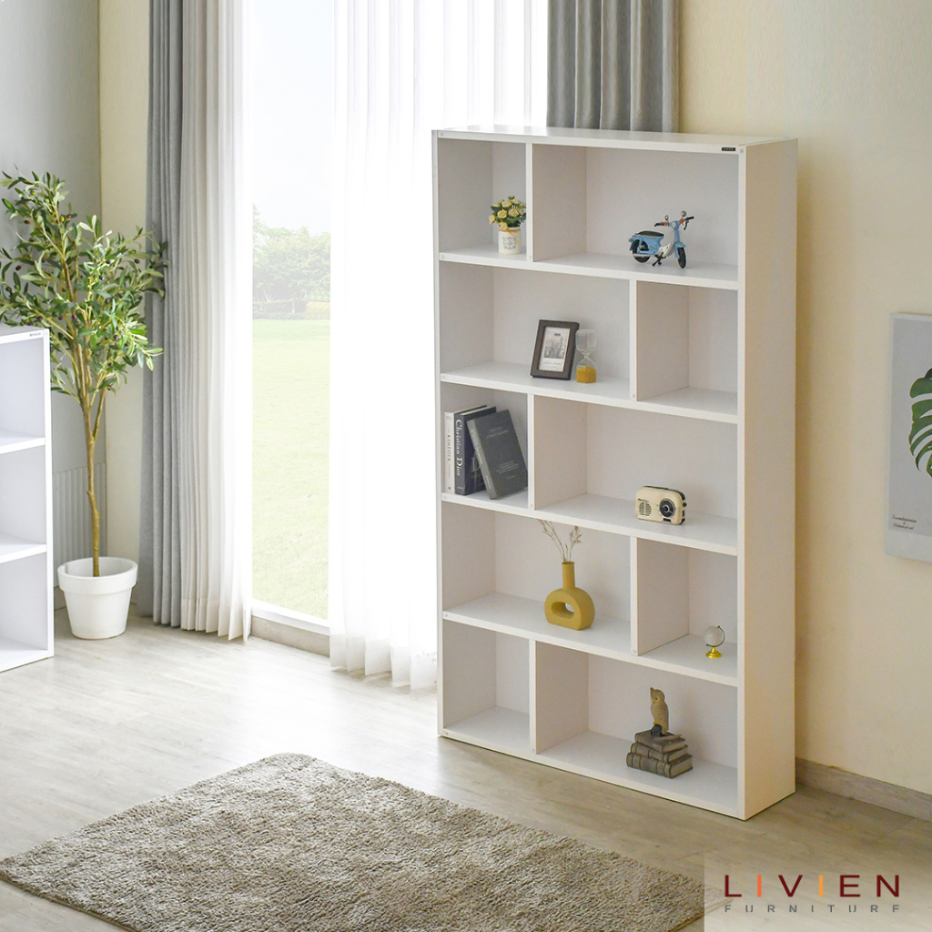 [LIVIEN] "Rak Buku Elmo" Rak Buku | Lemari Buku | Rak Serbaguna | Rak Buku Portable |  Rak buku Mini