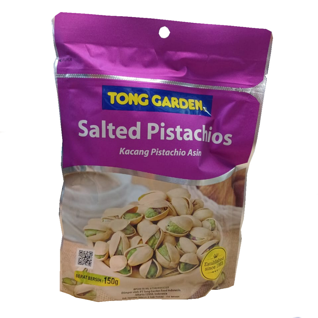 

TONG GARDEN SALTED PISTACHIOS 150g