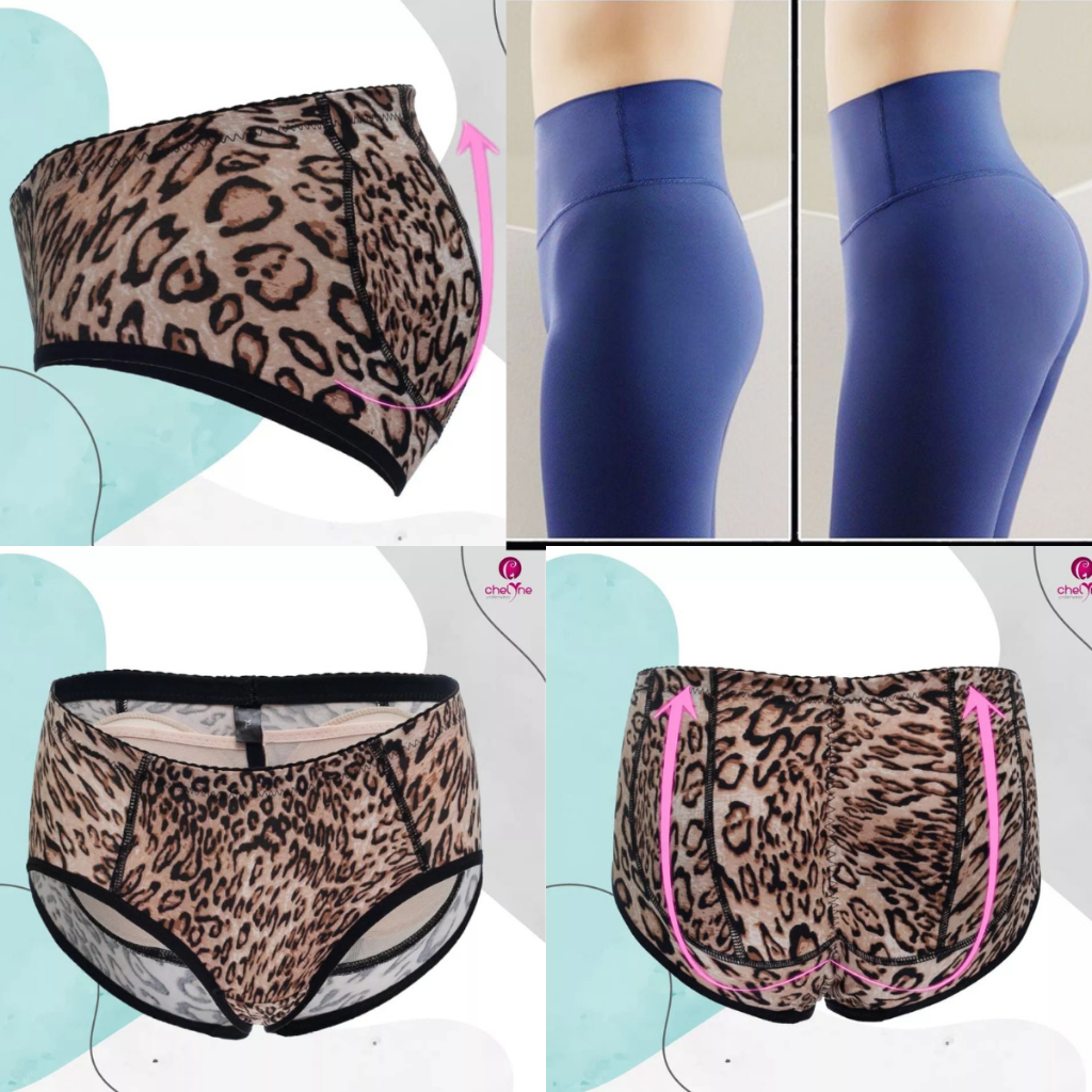 CD BUSA LEOPART cd busa pantat membuat pantat lebih berisi Booty Pant 7990 Segi 3 Celana Spon CD Mot