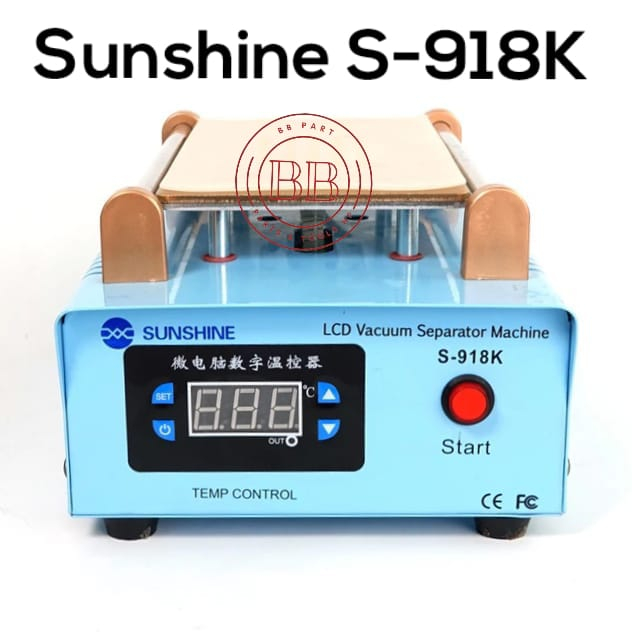 Sunshine S-918K S918K Mesin Pemisah LCD Touchscreen Vacuum Separator Machine