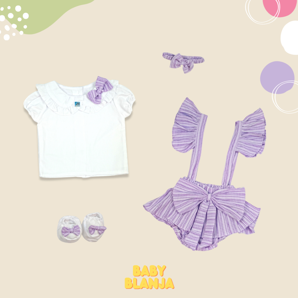 Baju Bayi Perempuan 3 6 Bulan Aylean / Tatiana Set