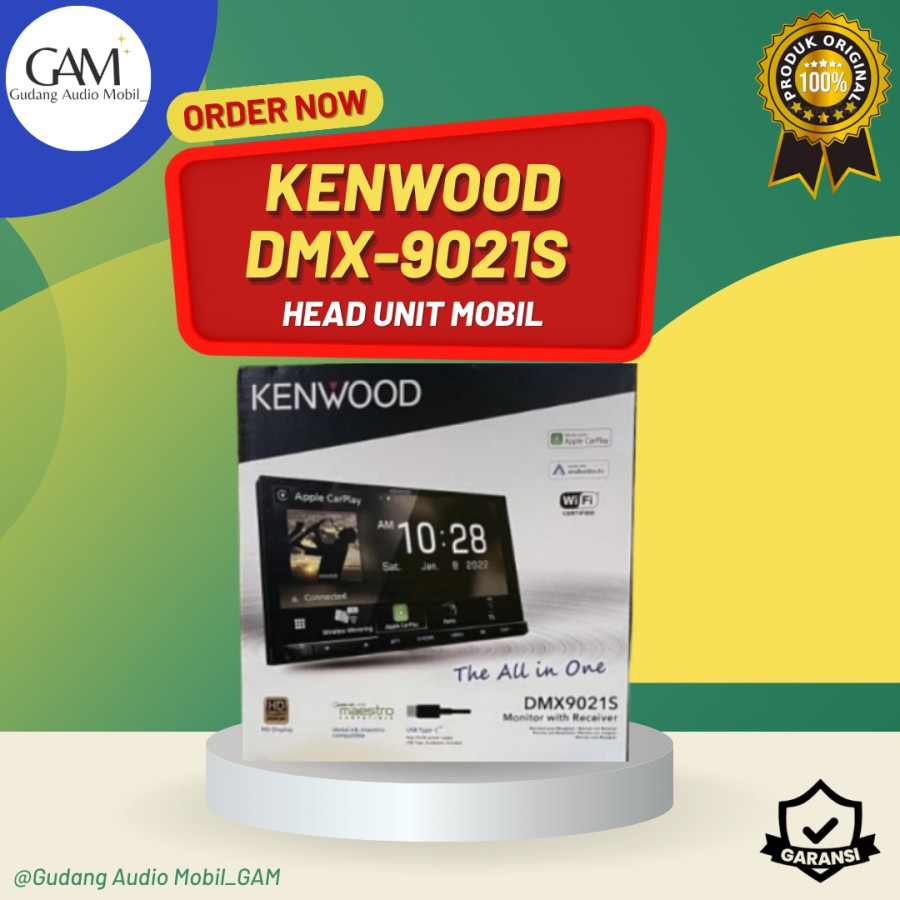 HEAD UNIT KENWOOD DMX 9021 S / DOUBLE DIN KENWOOD DMX9021S