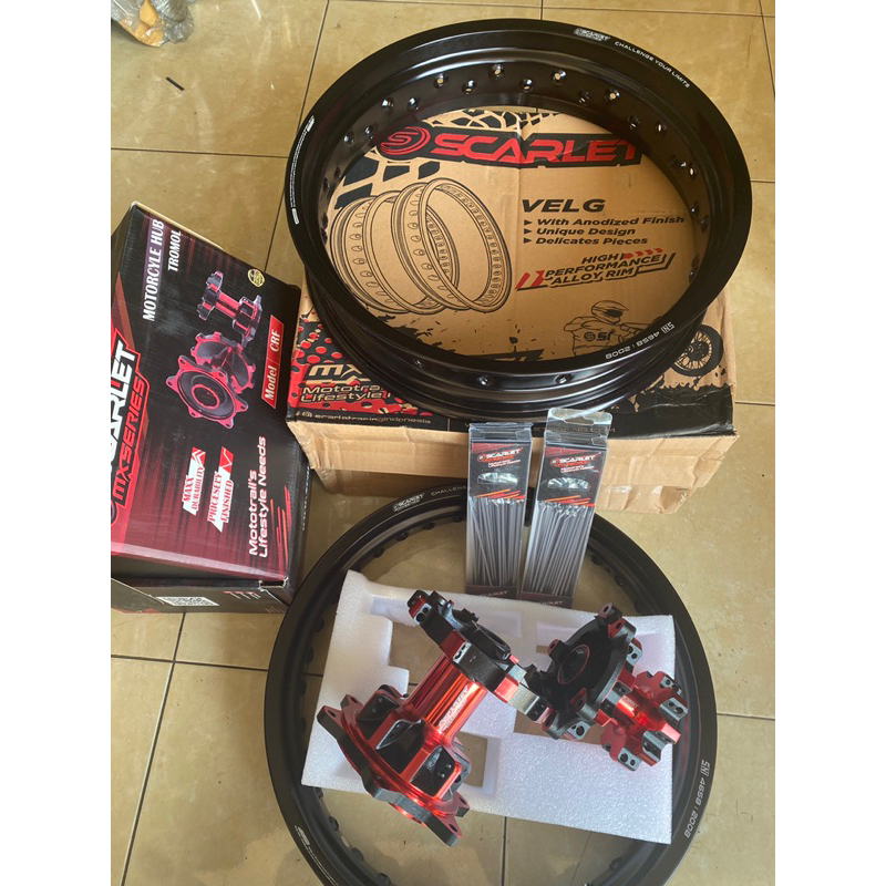 PAKET SUPERMOTO CRF SCARLET