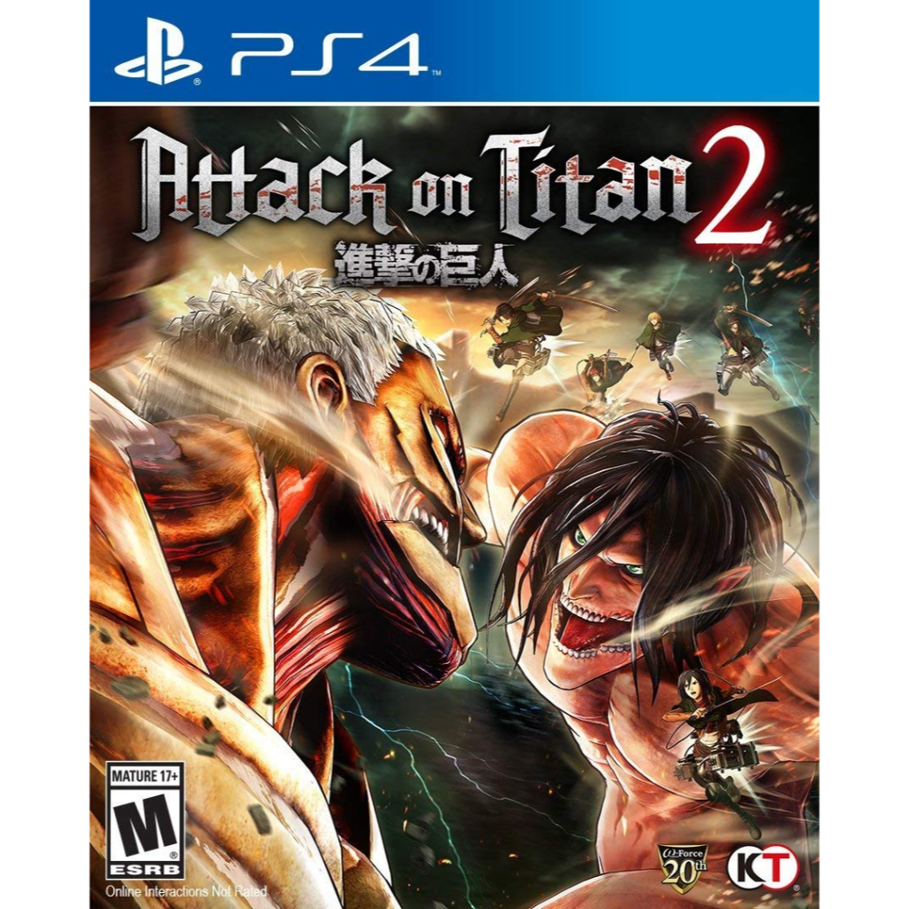 BD Kaset Game PS4 Attack on Titan 2 AOT 2 Shingeki no Kyojin 2