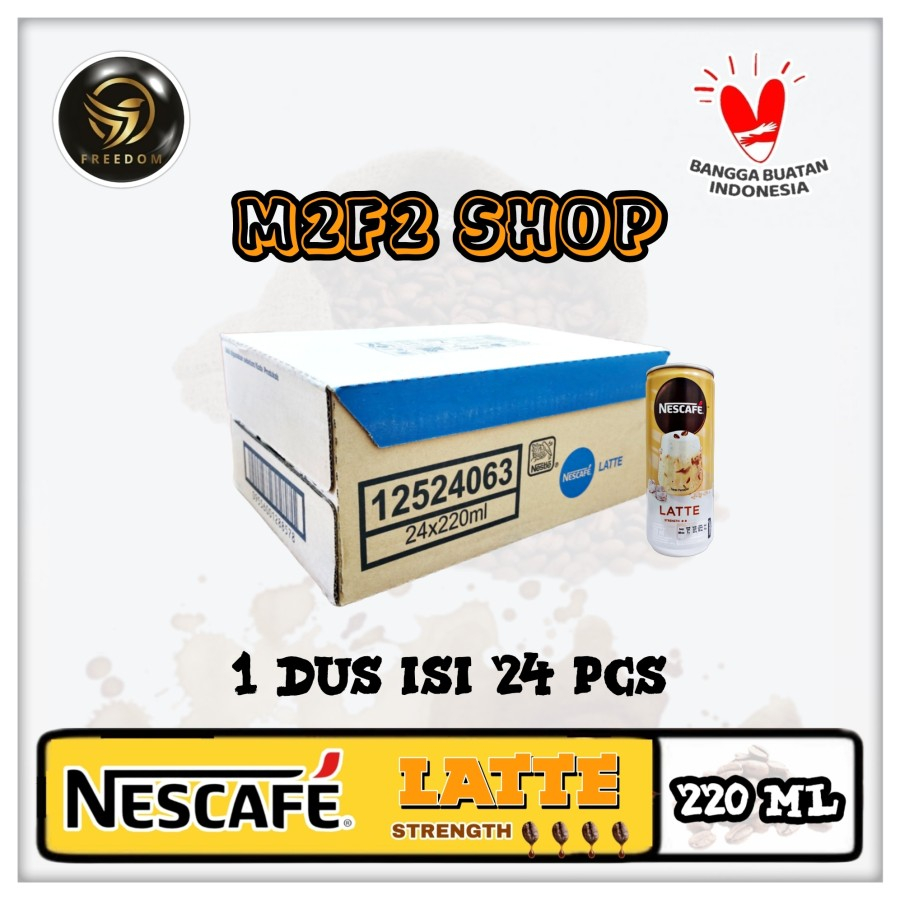 

Kopi Nescafe Ala Cafe Latte Kaleng | Can - 220 ml (Kemasan Karton)