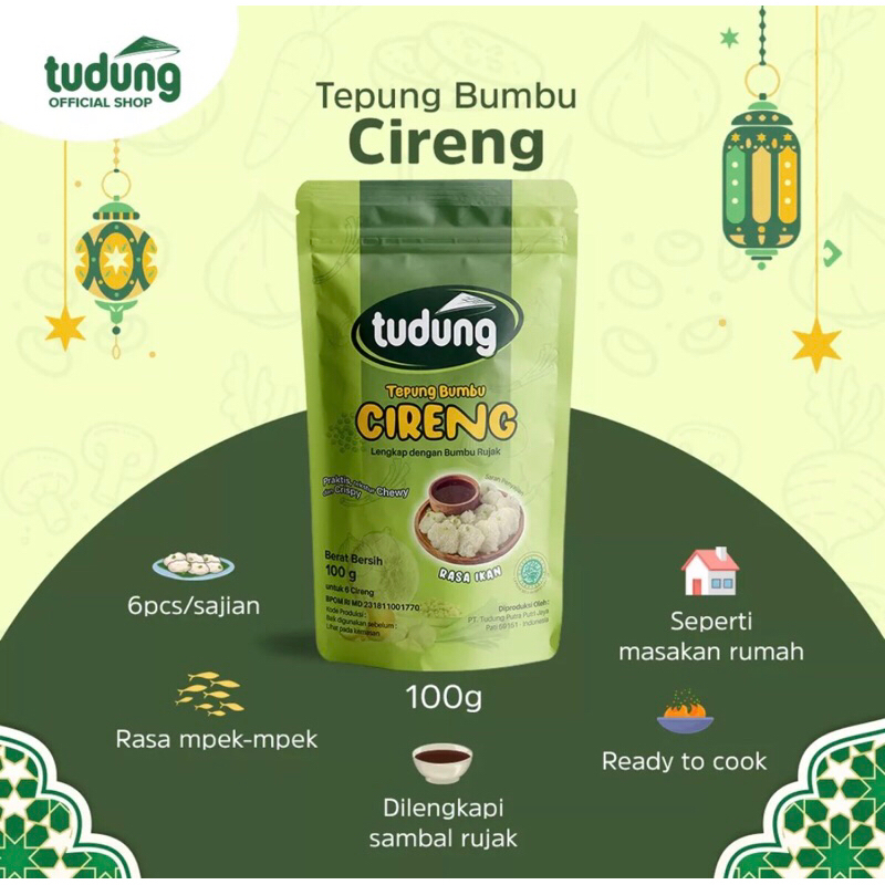 

Tudung Tepung Bumbu Cireng 100g