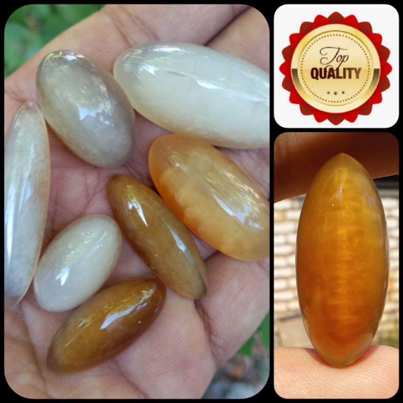 lostun batu akik pandan nanas betok kapas super MK0006