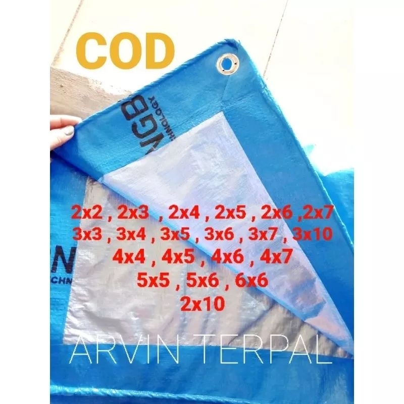 Terpal Plastik 6x10 meter / terpal tenda / terpal jemur padi / terpal kolam