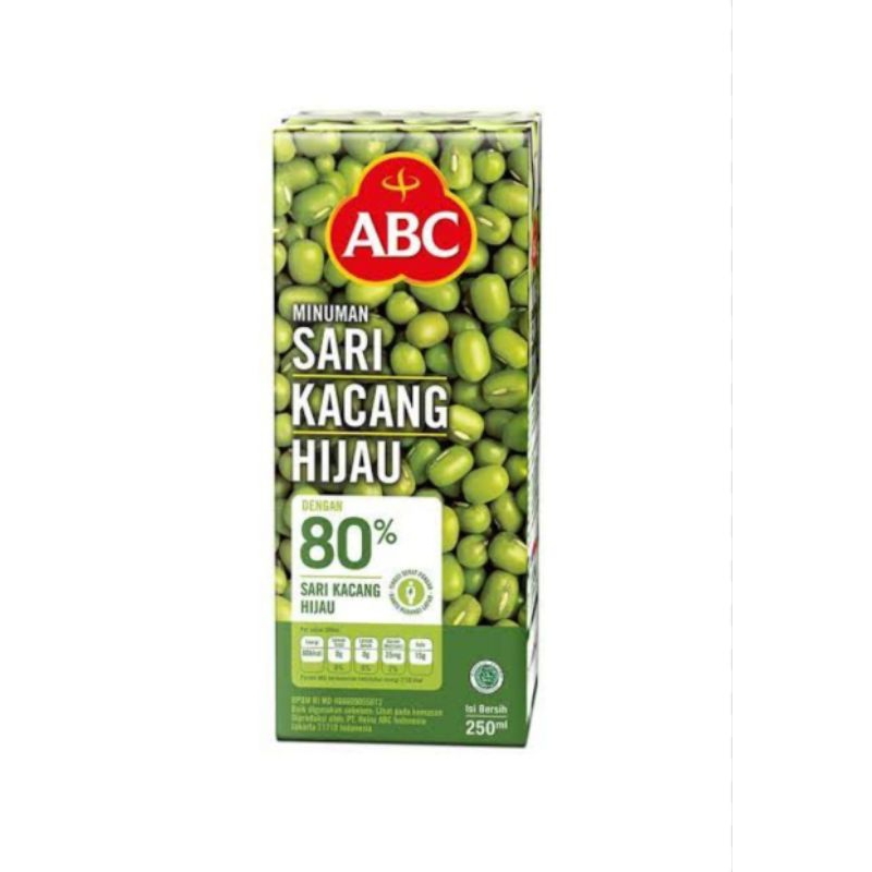 

ABC SARI KACANG HIJAU UKURAN 250ML