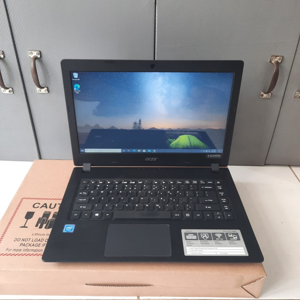 Laptop Acer Aspire 3 A314-32 Intel Celeron-N4000  Ram 4/1Tb BERGARANSI