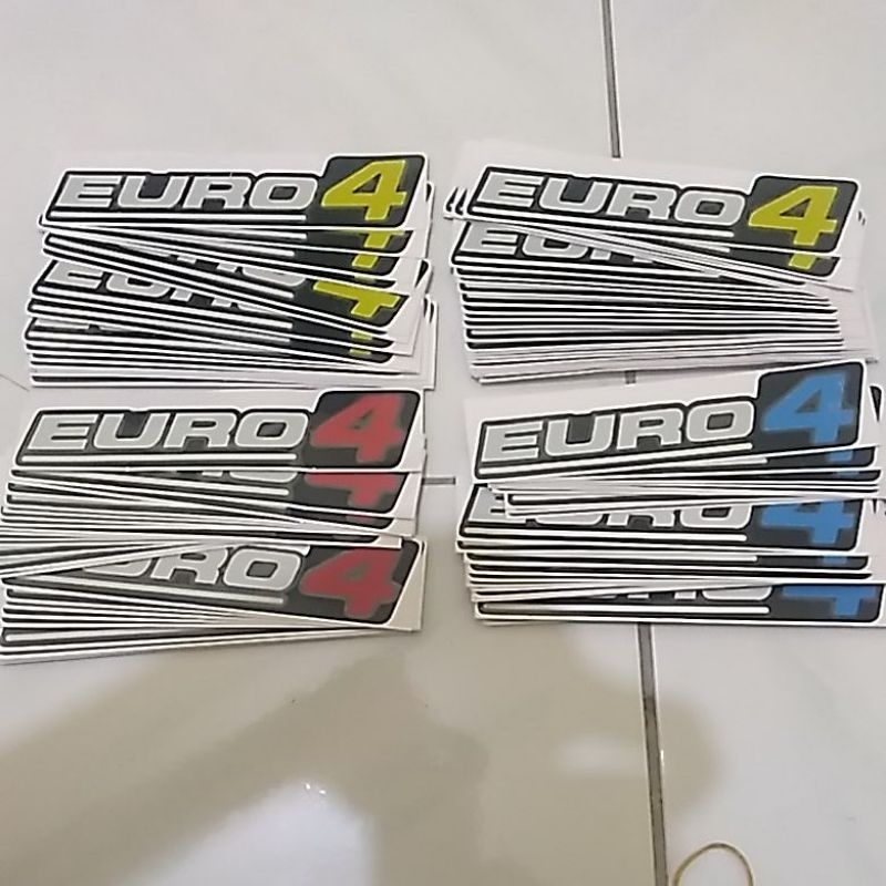 Stiker Euro4