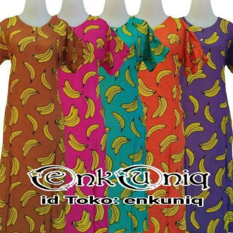 Obral Daster Kancing Bukaan Depan Batik Busui Hamil Santai Tidur