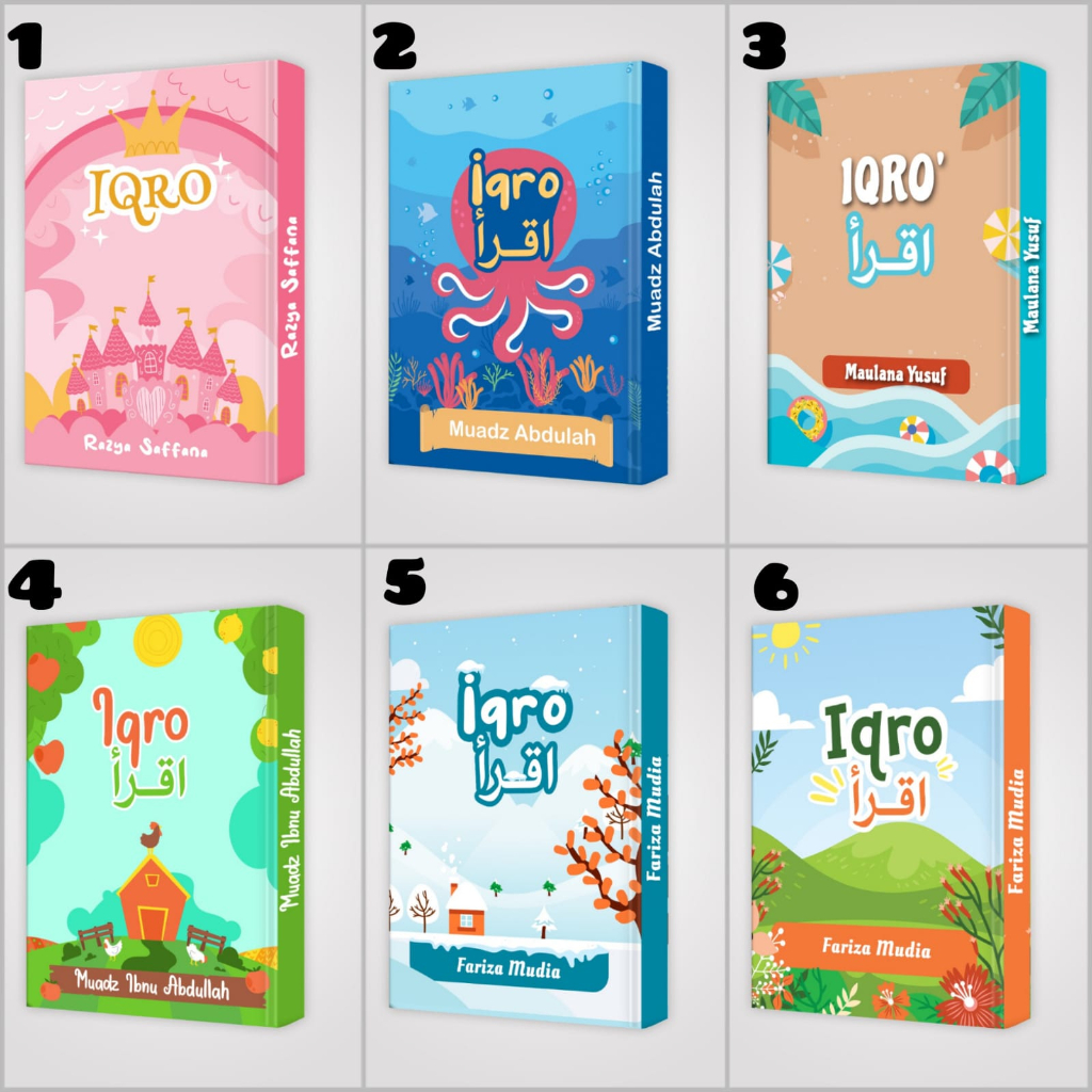 IQRO CUSTOM NAMA ANAK - ANAK