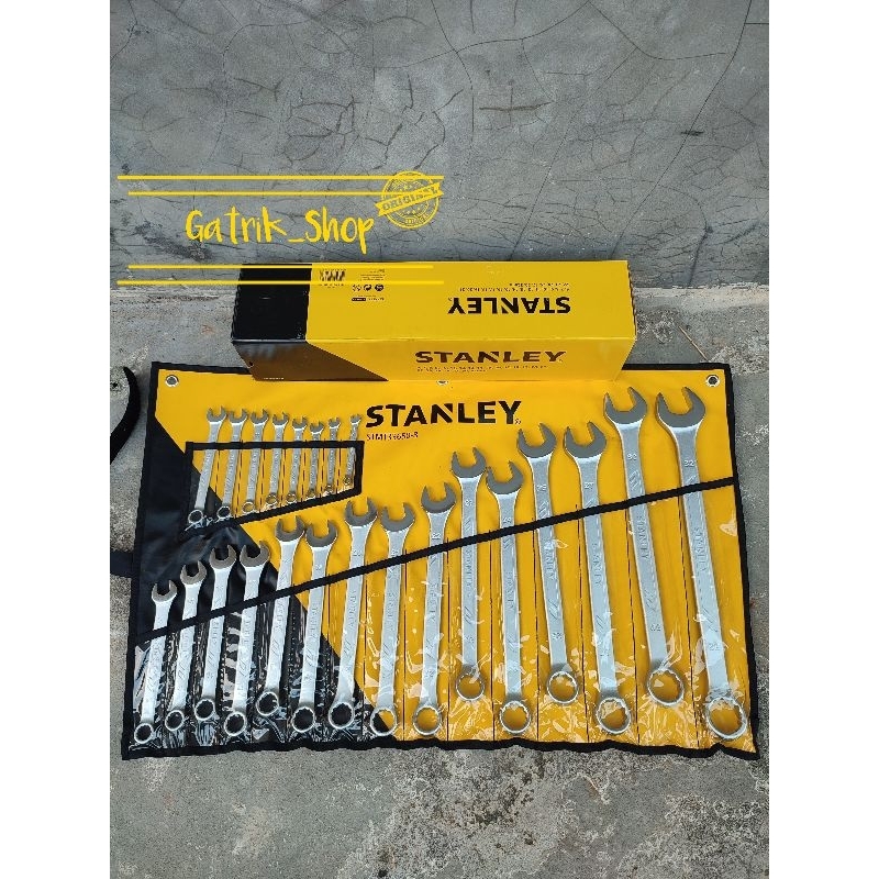 Kunci Ring Pas Stanley 6 32 Kunci kombinasi Stanley 23 pcs STMT33650-8
