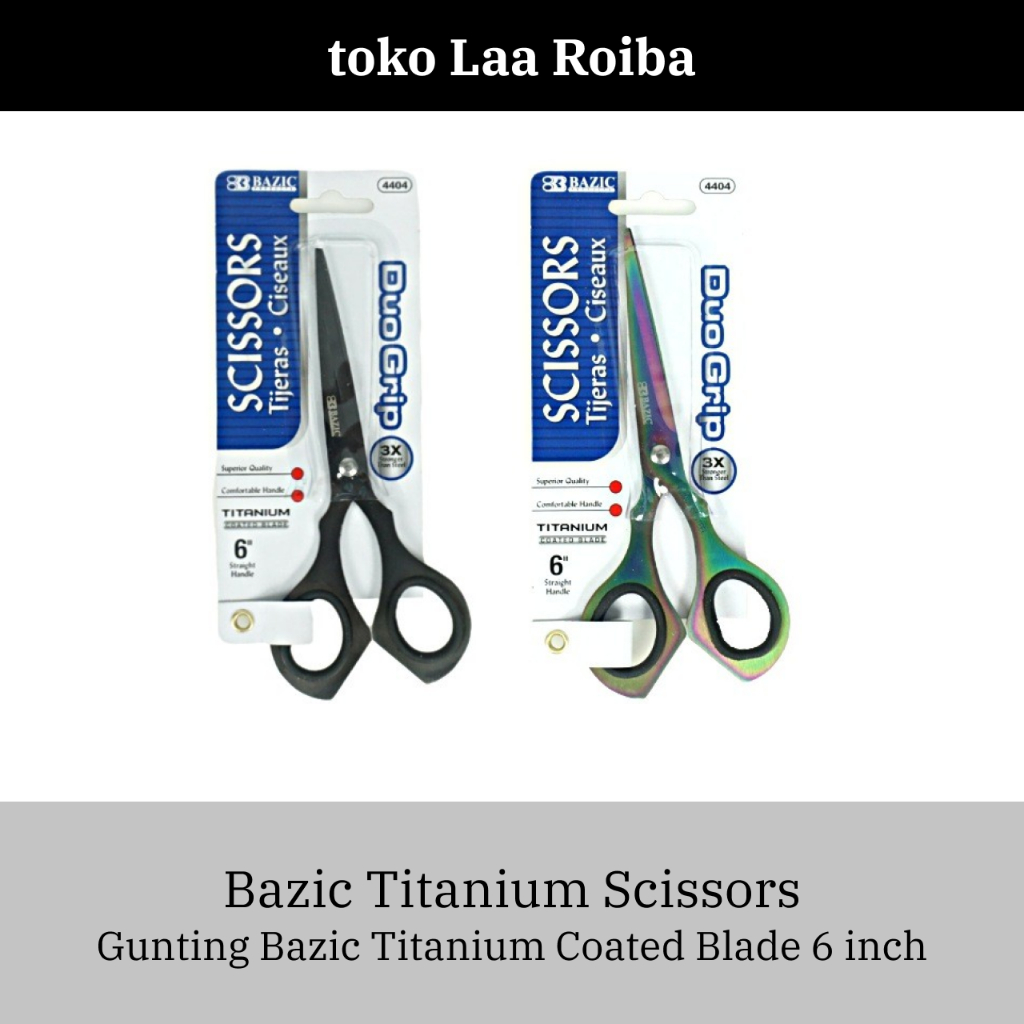 

Gunting Bazic Titanium Scissors Duo Grip 6