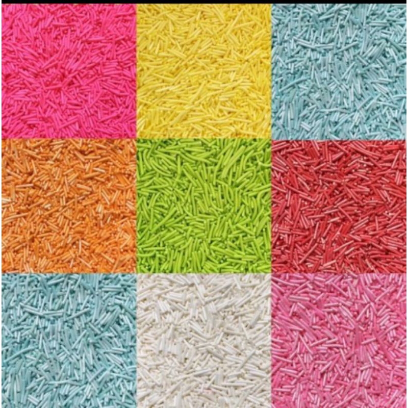 

Meses 250gr, Trimit Kue 250gr, Edible Taburan Kue Meses, Meses untuk Cake