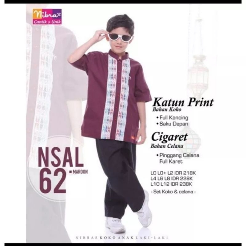 KOKO NSAL 062 NIBRAS BUSANA MUSLIM ANAK