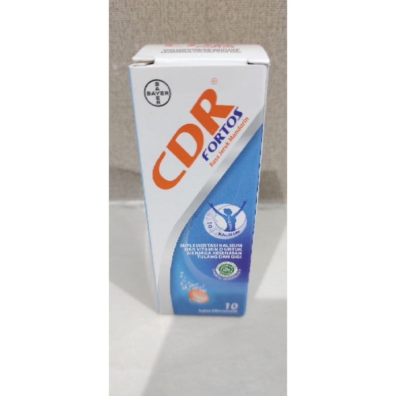 CDR Fortos Suplemen Kalsium 10 Tablet