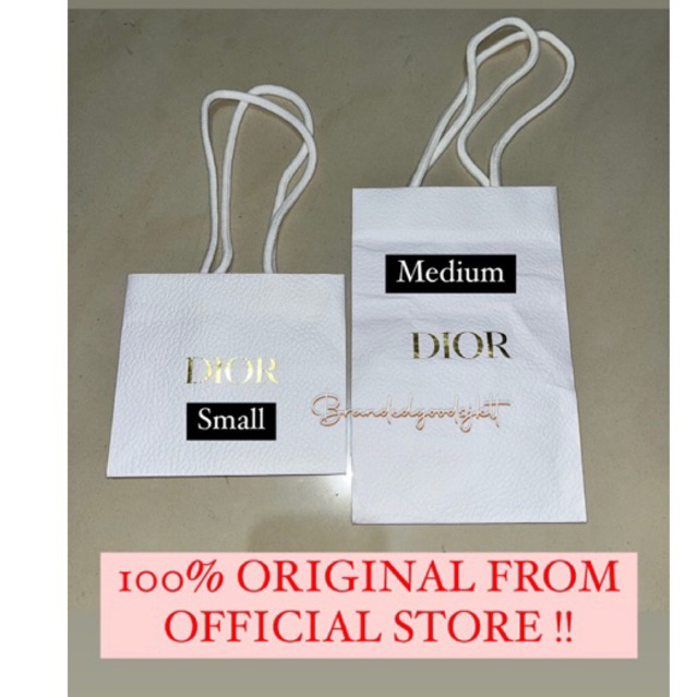 PAPER BAG DIOR ORIGINAL 100% FROM STORE