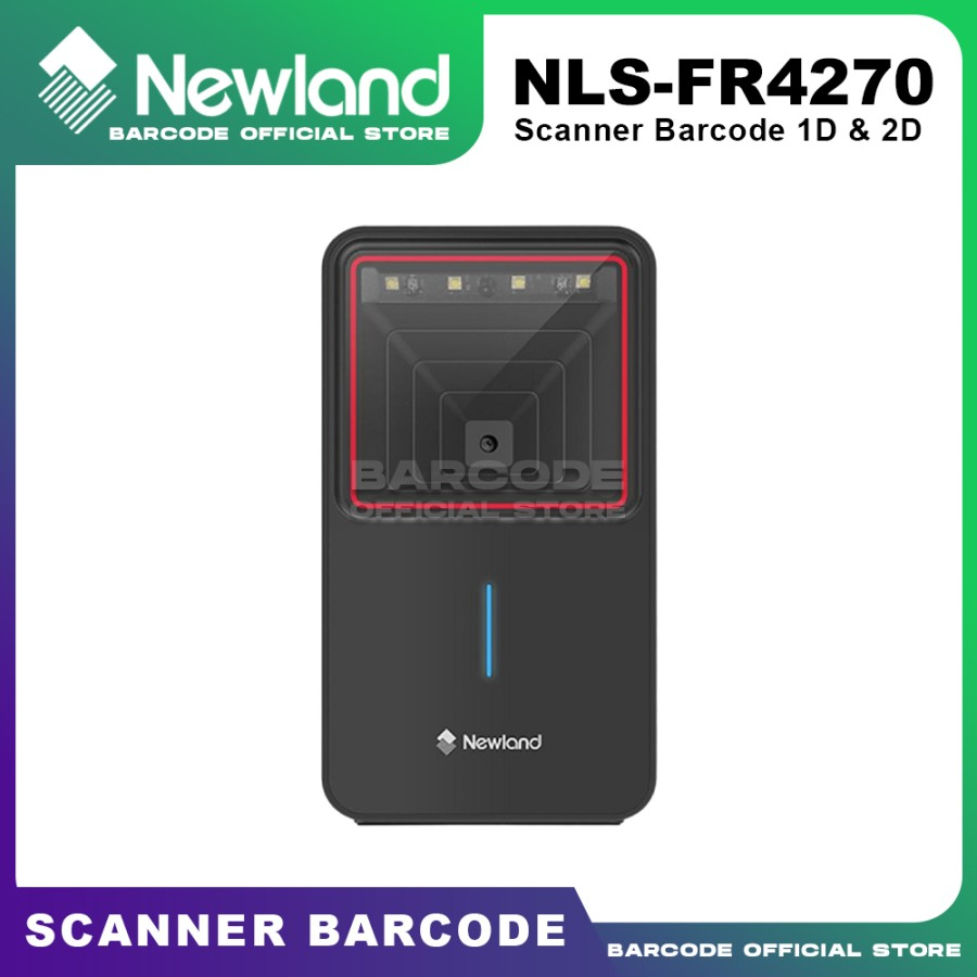 Wired Desktop Barcode Scanner Newland FR4270 USB Imager Sensitif