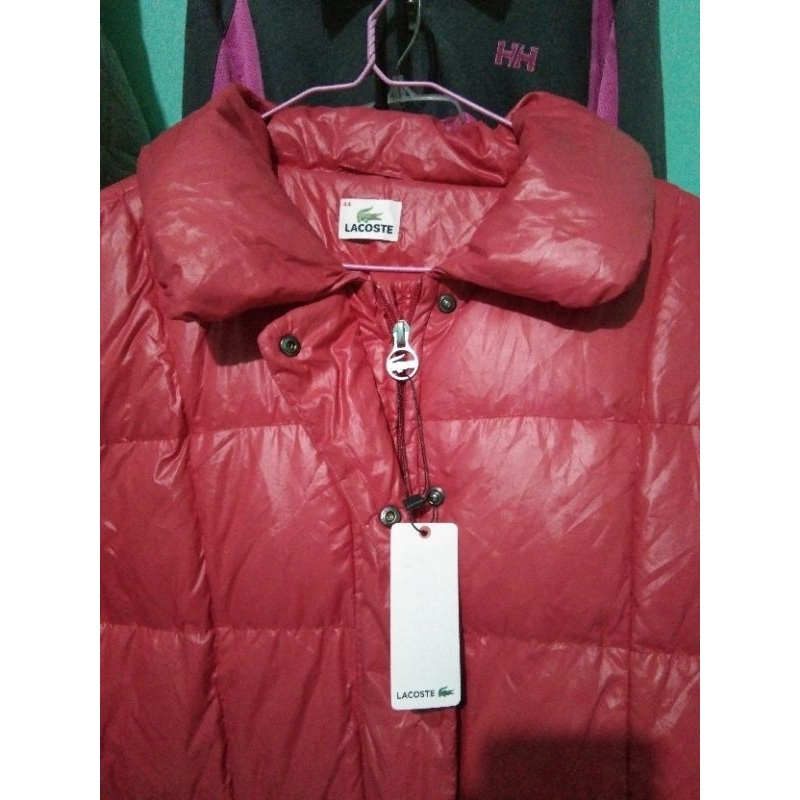 jaket Bulang/jaket bulang wanita/jaket bulang ultralight merah/abercrombie/lacoste