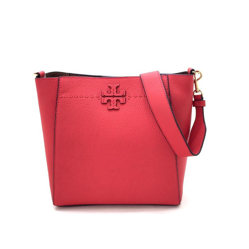 TB Mcgraw Hobo Leather Handbag