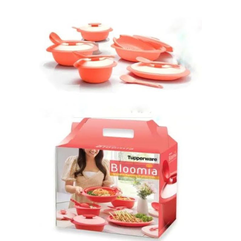 bloomia set tupperware