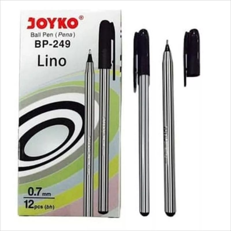 

Pulpen Hitam Joyko Lino BP-249 / Bolpen Pena Alat Tulis