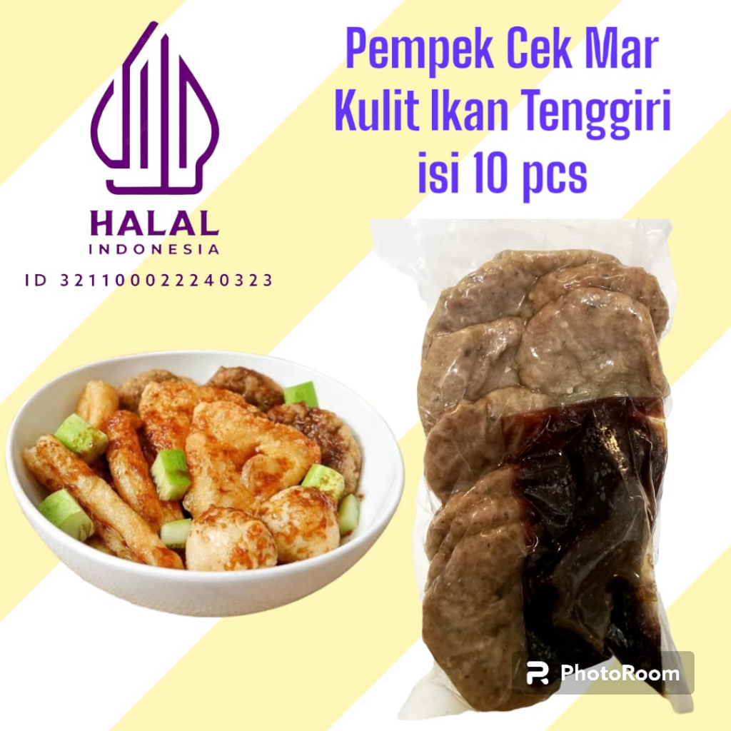 

PEMPEK PALEMBANG KULIT IKAN TENGGIRI ISI 10pcs
